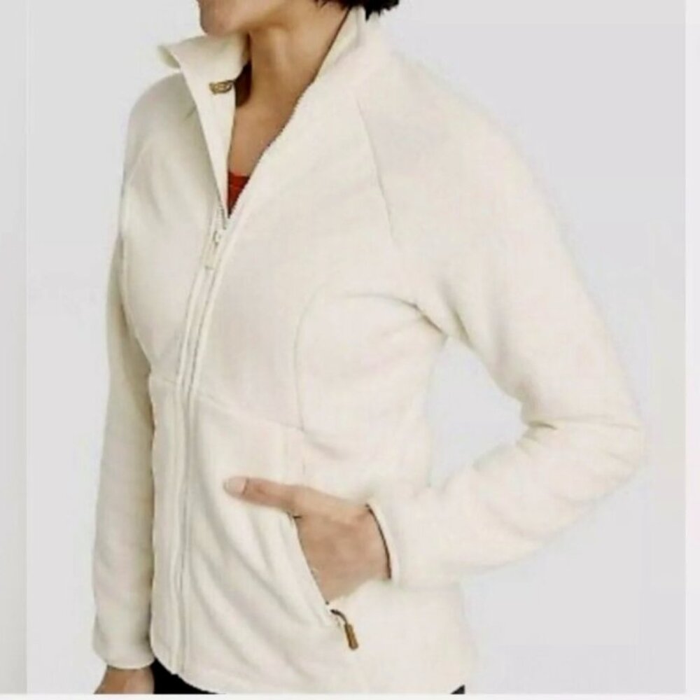 NWT - Polartec 200 Series Fleece Jacket - Women's Ivory Full Zip